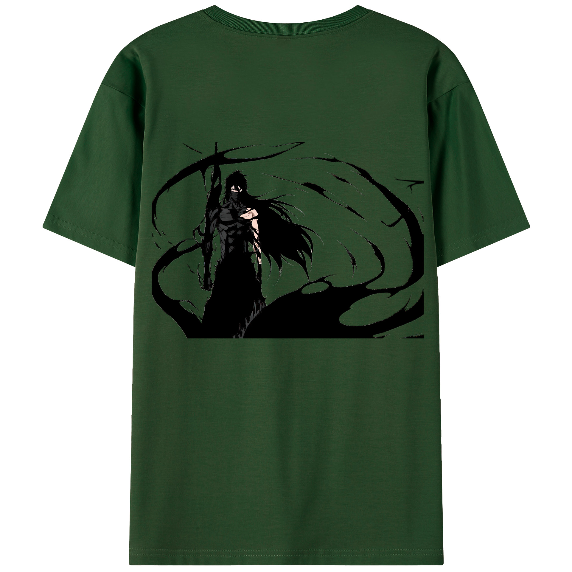 （画像用） ブリーチ 黒崎一護（くろさき いちご）BLEACH Kurosaki Ichigo 綿100％半袖Tシャツ（背面プリント）